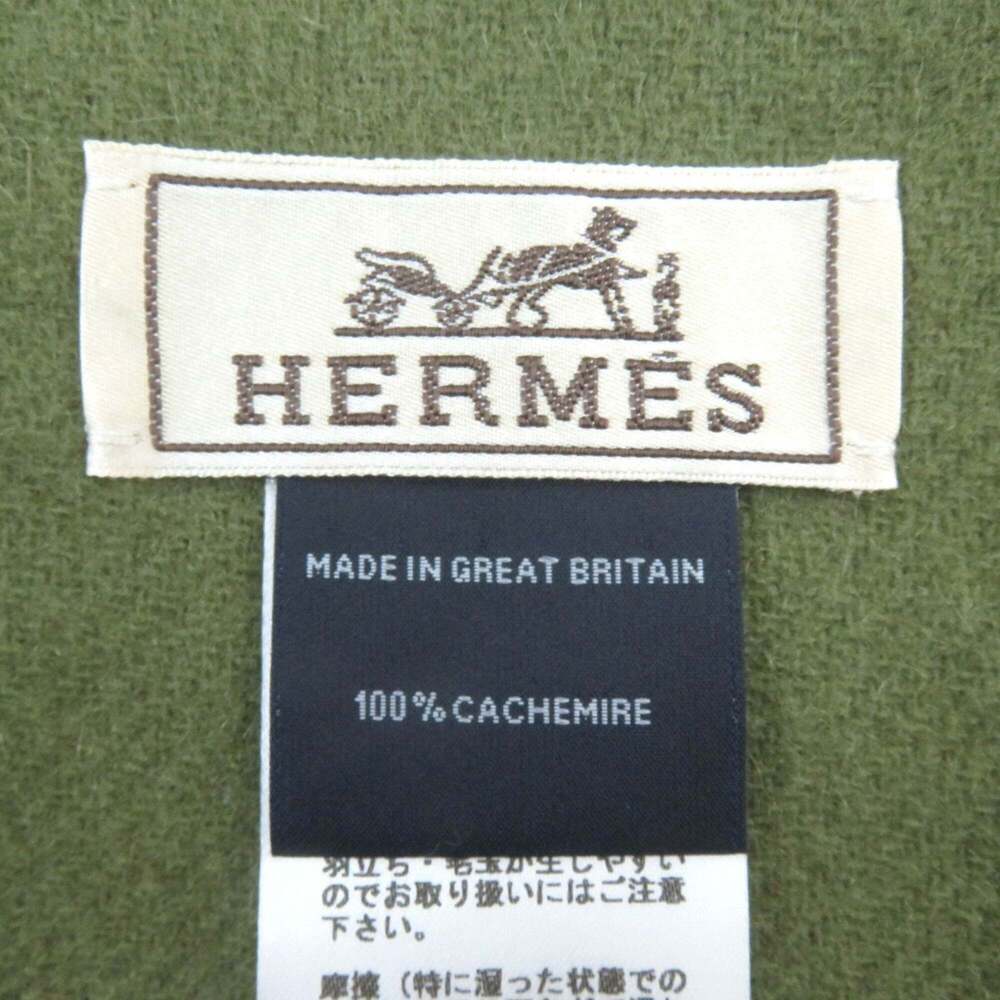 HERMES Red Scarf - Picture 8 of 11